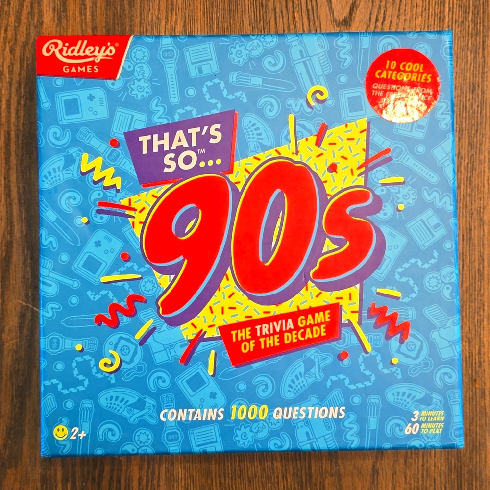 That's So 90's Trivia game